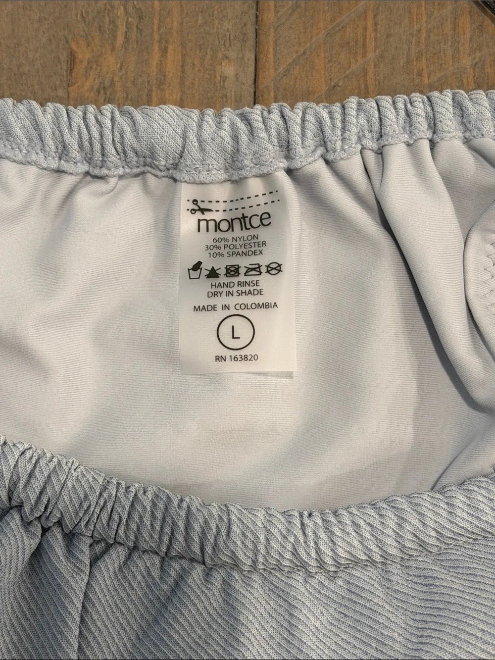 Montce Light Denim Puff Bikini Large - Picture 3 of 4